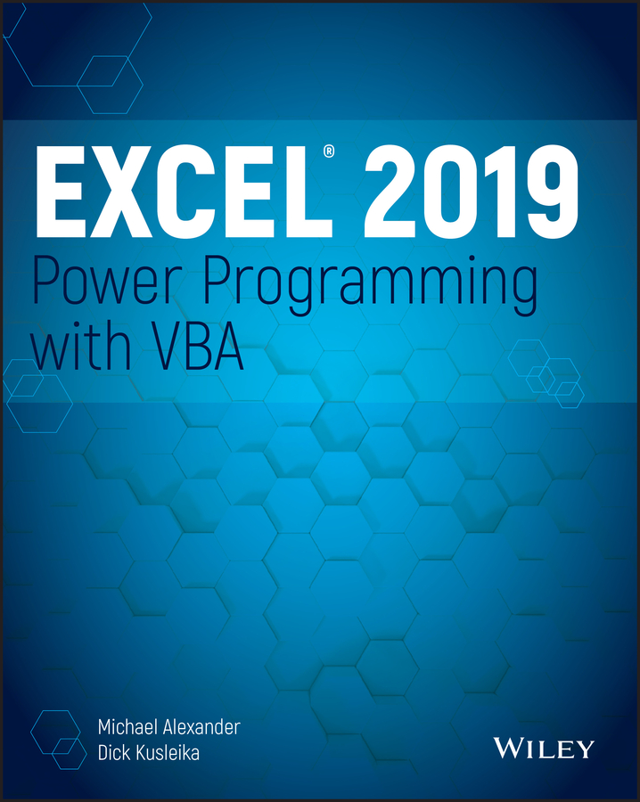 Excel 2019 power programming with vba Ebook